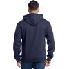 Fruit of the Loom Men’s Eversoft Fleece Pullover Hooded Sweatshirt, Moisture Wicking & Breathable(Navy Pullover)