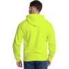 Fruit of the Loom Men’s Eversoft Fleece Pullover Hooded Sweatshirt, Moisture Wicking & Breathable(Safety Green Pullover)