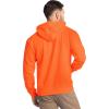 Fruit of the Loom Men’s Eversoft Fleece Pullover Hooded Sweatshirt, Moisture Wicking & Breathable(Safety Orange Pullover)