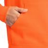 Fruit of the Loom Men’s Eversoft Fleece Pullover Hooded Sweatshirt, Moisture Wicking & Breathable(Safety Orange Pullover)