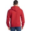 Fruit of the Loom Men’s Eversoft Fleece Pullover Hooded Sweatshirt, Moisture Wicking & Breathable(True Red)