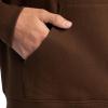 Fruit of the Loom Men’s Eversoft Fleece Pullover Hooded Sweatshirt, Moisture Wicking & Breathable(Warm Mocha)