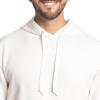 Fruit of the Loom Men’s Eversoft Fleece Pullover Hooded Sweatshirt, Moisture Wicking & Breathable(White Pullover)