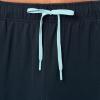 Fruit of the Loom Men’s French Terry Top and Jogger Sleep Pajama Set(Light Blue/Navy)