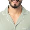 Fruit of the Loom Men’s Jersey Knit Pajama Sleep Set(Green)