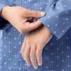 Fruit of the Loom Men’s Long Sleeve Broadcloth Pajama Set(Medium Blue)