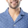 Fruit of the Loom Men’s Long Sleeve Broadcloth Pajama Set(Medium Blue)