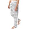 Fruit of the Loom Men’s Long Sleeve Broadcloth Pajama Set(Natural/Green Plaid)