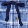 Fruit of the Loom Men’s Microsuede Fleece Sleep Pajama Pants, 2-pack(Blue Plaid/Navy Check)