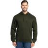 Fruit of the Loom Men’s Eversoft Fleece Pullover Hooded Sweatshirt, Moisture Wicking & Breathable(Duffle Bag Green)