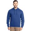 Fruit of the Loom Men’s Eversoft Fleece Pullover Hooded Sweatshirt, Moisture Wicking & Breathable(Mellow Blue)