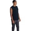 Fruit of The Loom Men’s Eversoft Cotton Sleeveless T Shirts, Breathable & Moisture Wicking with Odor Control, Sizes S-4X(Black Heather)