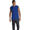 Fruit of The Loom Men’s Eversoft Cotton Sleeveless T Shirts, Breathable & Moisture Wicking with Odor Control, Sizes S-4X(Blue)