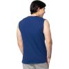 Fruit of The Loom Men’s Eversoft Cotton Sleeveless T Shirts, Breathable & Moisture Wicking with Odor Control, Sizes S-4X(Blue)