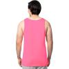Fruit of The Loom Men’s Eversoft Cotton Sleeveless T Shirts, Breathable & Moisture Wicking with Odor Control, Sizes S-4X(Neon Pink)