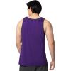 Fruit of The Loom Men’s Eversoft Cotton Sleeveless T Shirts, Breathable & Moisture Wicking with Odor Control, Sizes S-4X(Purple)
