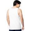 Fruit of The Loom Men’s Eversoft Cotton Sleeveless T Shirts, Breathable & Moisture Wicking with Odor Control, Sizes S-4X(White Ice)