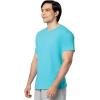 Fruit of The Loom Men’s Eversoft Cotton T Shirts, Breathable & Moisture Wicking with Odor Control, Sizes S-4x(2 Pack Scuba Blue)