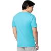 Fruit of The Loom Men’s Eversoft Cotton T Shirts, Breathable & Moisture Wicking with Odor Control, Sizes S-4x(2 Pack Scuba Blue)