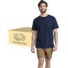 Fruit of The Loom Men’s Eversoft Cotton T Shirts, Breathable & Moisture Wicking with Odor Control, Sizes S-4x(Crew – 12 Pack – Navy)