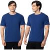 Fruit of The Loom Men’s Eversoft Cotton T Shirts, Breathable & Moisture Wicking with Odor Control, Sizes S-4x(2 Pack Blue)