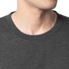 Fruit of The Loom Men’s Eversoft Cotton Long Sleeve T Shirts, Breathable & Moisture Wicking with Odor Control(Long Sleeve – Black Heather)