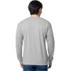 Fruit of The Loom Men’s Eversoft Cotton Long Sleeve T Shirts, Breathable & Moisture Wicking with Odor Control(Long Sleeve – Grey Heather)