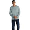 Fruit of The Loom Men’s Eversoft Cotton Long Sleeve T Shirts, Breathable & Moisture Wicking with Odor Control(Long Sleeve – Grey Heather)