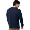 Fruit of The Loom Men’s Eversoft Cotton Long Sleeve T Shirts, Breathable & Moisture Wicking with Odor Control(Long Sleeve – Navy)