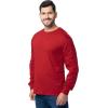 Fruit of The Loom Men’s Eversoft Cotton Long Sleeve T Shirts, Breathable & Moisture Wicking with Odor Control(Long Sleeve – True Red)
