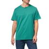 Fruit of The Loom Men’s Short Sleeve Henley T-Shirt(Antique Green)