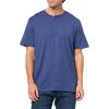 Fruit of The Loom Men’s Short Sleeve Henley T-Shirt(Deep Cobalt)