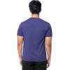 Fruit of The Loom Men’s Short Sleeve Henley T-Shirt(Deep Cobalt)