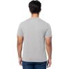 Fruit of The Loom Men’s Short Sleeve Henley T-Shirt(Light Grey Heather)