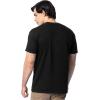 Fruit of the Loom Men’s Eversoft Cotton Short Sleeve Pocket T-Shirts, Breathable & Tag Free, 2-Pack(2 Pack – Black)