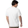 Fruit of the Loom Men’s Eversoft Cotton Short Sleeve Pocket T-Shirts, Breathable & Tag Free, 2-Pack(2 Pack – White)