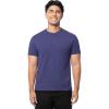 Fruit of The Loom Men’s Short Sleeve Henley T-Shirt(Deep Cobalt)