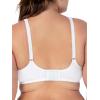 Fruit of The Loom Women’s Cotton Soft Cup Bra – Wire-Free with Seamed Design for Extra Support(Black/White)