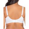 Fruit of The Loom Women’s Cotton Soft Cup Bra – Wire-Free with Seamed Design for Extra Support(White)