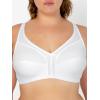 Fruit of The Loom Women’s Cotton Soft Cup Bra – Wire-Free with Seamed Design for Extra Support(White 86ck/ Sand)