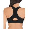 Fruit of the Loom Women’s Front Close Builtup Sports Bra(Sand/Black Hue)