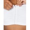 Fruit of the Loom Women’s Front Close Builtup Sports Bra(Sand/White/Black)