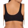 Fruit of the Loom Women’s Multi-Pack Front Close Sports Bra(Black Hue)
