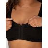 Fruit of the Loom Women’s Multi-Pack Front Close Sports Bra(Black Hue/Heather Grey 2-pack)