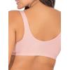 Fruit of the Loom Women’s Multi-Pack Front Close Sports Bra(Blushing Rose)