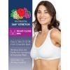 Fruit of the Loom Women’s Multi-Pack Front Close Sports Bra(Blushing Rose/Charcoal/White 3-pack)