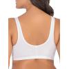 Fruit of the Loom Women’s Multi-Pack Front Close Sports Bra(Lilac Whisper/White/Purple Velvet)