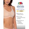 Fruit of the Loom Women’s Multi-Pack Front Close Sports Bra(Lilac Whisper/White/Purple Velvet)