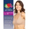 Fruit of the Loom Women’s Multi-Pack Front Close Sports Bra(Sand/Black 2-pack)