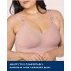 Maternity & Nursing Bra for Breastfeeding & Pregnancy, Wireless Support, Seamless Comfort(Rose Shadow)